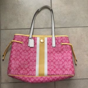 Authentic Coach tote bag